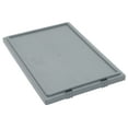 thumbnail image 1 of Quantum Storage Systems Gray Plastic Tote Box Lid, For Use With SNT190 And SNT195, Polypropylene, Made In USA, 6/Pk, 1 of 1