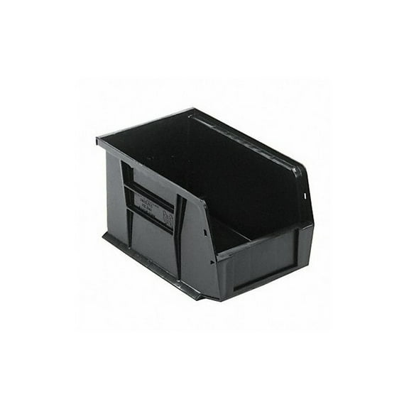 Quantum Storage Systems Hang and Stack Bin,Black,PP,5 in QUS221BK