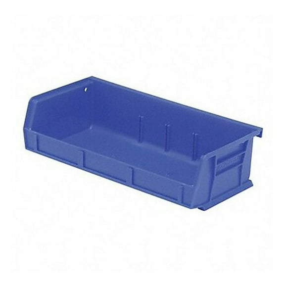 Quantum Storage Systems Hang and Stack Bin,Blue,PP,3 in QUS232BL