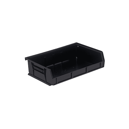 Quantum Storage Systems QUS236BL Ultra Stack & Hang Heavy Duty Part Organizer Blue Bins 8" L x 11" W x 3" H 8 Pack