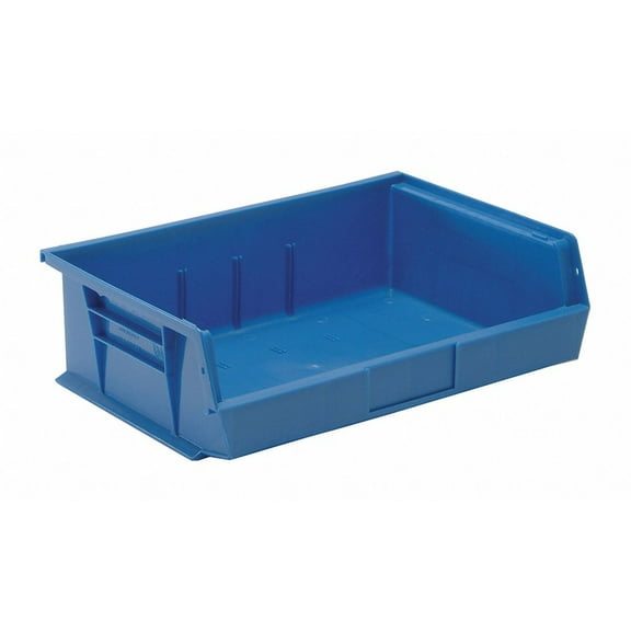 Quantum Storage Systems Hang and Stack Bin,Blue,PP,5 in QUS245BL QUS245BL ZO-G3855171