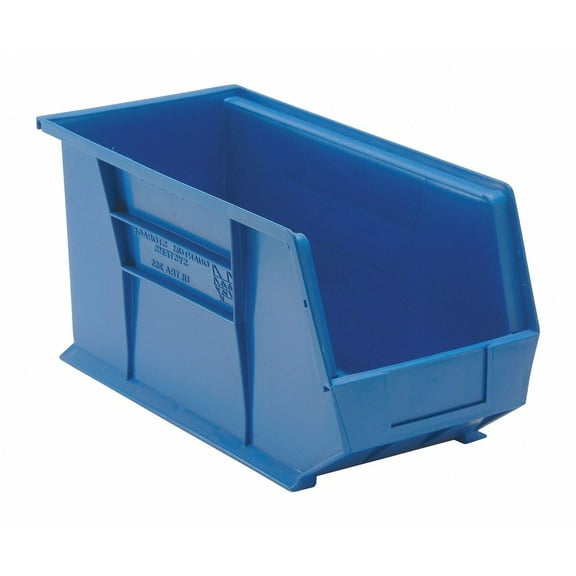 Quantum Storage Systems Hang and Stack Bin,Blue,PP,9 in QUS265BL QUS265BL ZO-G3855406