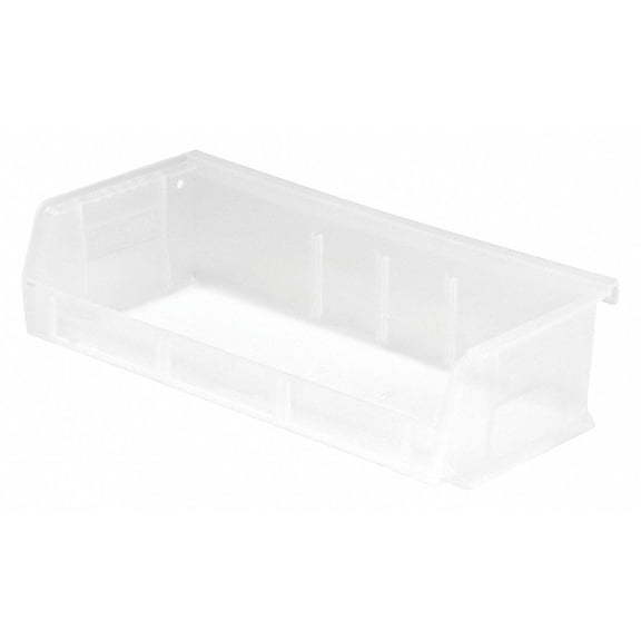 Quantum Storage Systems Hang and Stack Bin,Clear,PP,3 in QUS232CL QUS232CL ZO-G2190000