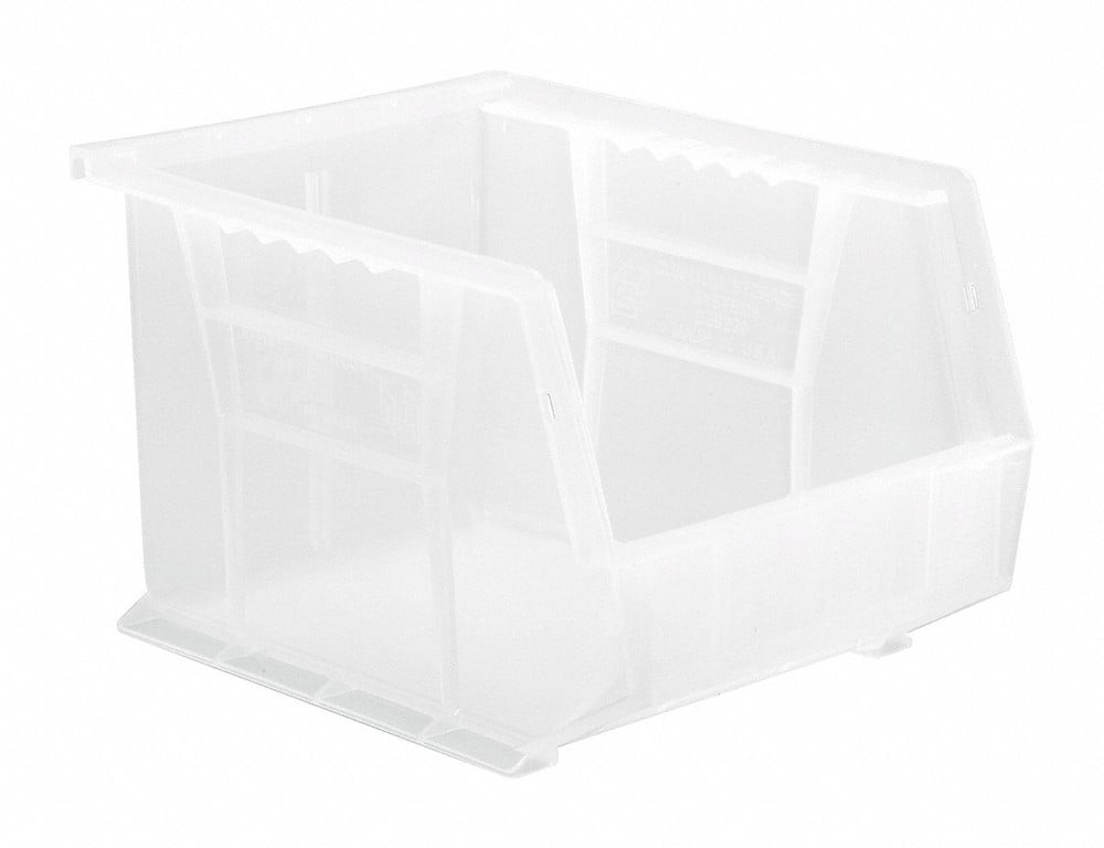 Quantum Storage Systems Hang and Stack Bin,Clear,PP,7 in Quantum Storage Systems Hang and Stack Bin,Clear,PP,7 in