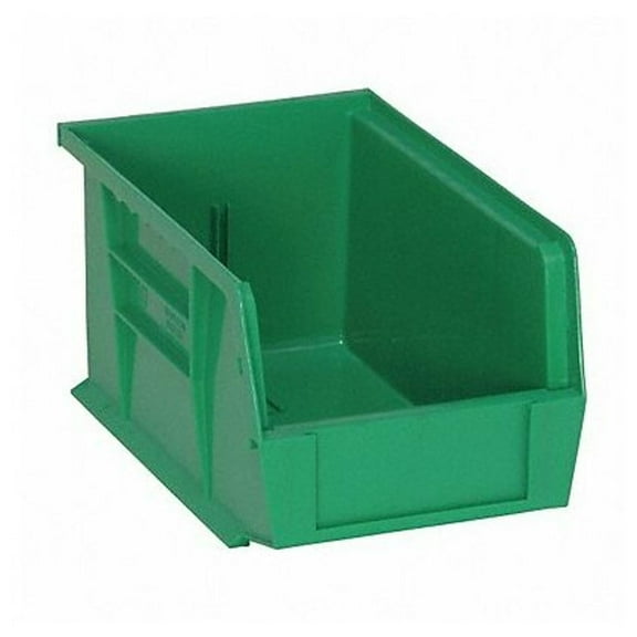 Quantum Storage Systems Hang and Stack Bin,Green,PP,5 in QUS221GN