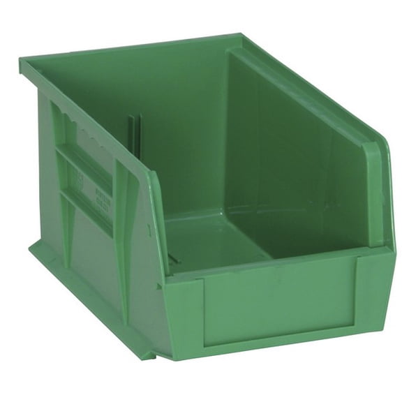 Quantum Storage QUS221GN Ultra Stack & Hang Bin, Green - 9.25 x 6 x 5 in.