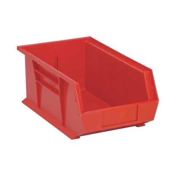 Quantum Storage Systems Hang and Stack Bin,Red,PP,6 in QUS241RD