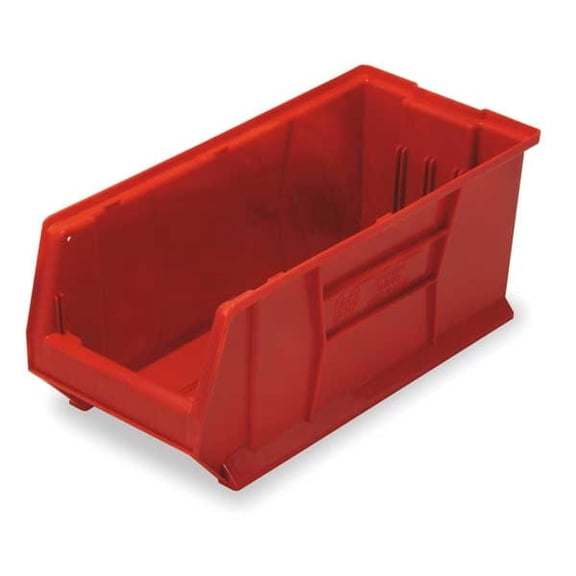 Quantum Storage Systems Storage Bin, Polypropylene/Polyethylene, Red QUS953RD