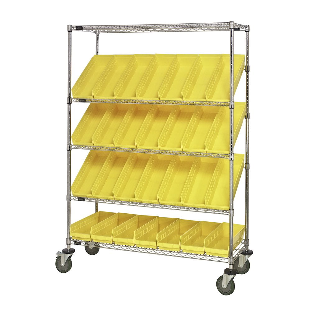 Quantum Storage Systems Merchandising and Display Rack/Cart in Carbon ...