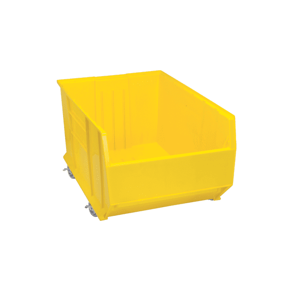 Quantum Storage Systems B2132441 Mobile Hulk Plastic Stacking Bin, Red - 23.87 x 35.87 x 17.5 in.