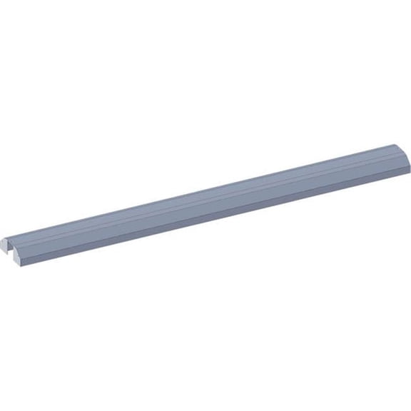 Quantum Storage Systems B3149138 Overhead Track Kit with 132 in. Tracks & End Plates, Chrome Finish