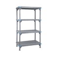 thumbnail image 1 of Quantum Storage Systems QP243074SS-4 Millenia Adjustable Solid Plastic 4 Shelves 74" H x 30" W x 24" D, 1 of 1
