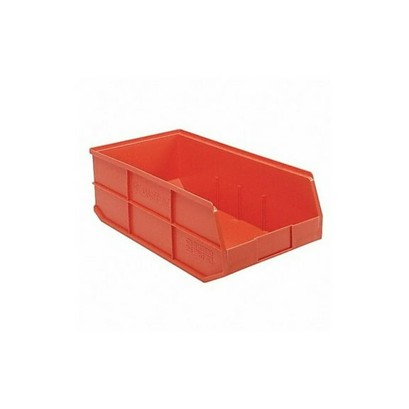 Quantum Storage Systems Shelf Bin,Orange,Polypropylene,7 in SSB485OR