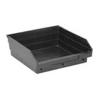 Quantum Storage Systems Qsb109br Shelf Storage Bin, Polypropylene/Polyethylene,