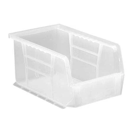 Quantum Storage Systems Qus221cl Hang & Stack Storage Bin, Polypropylene,