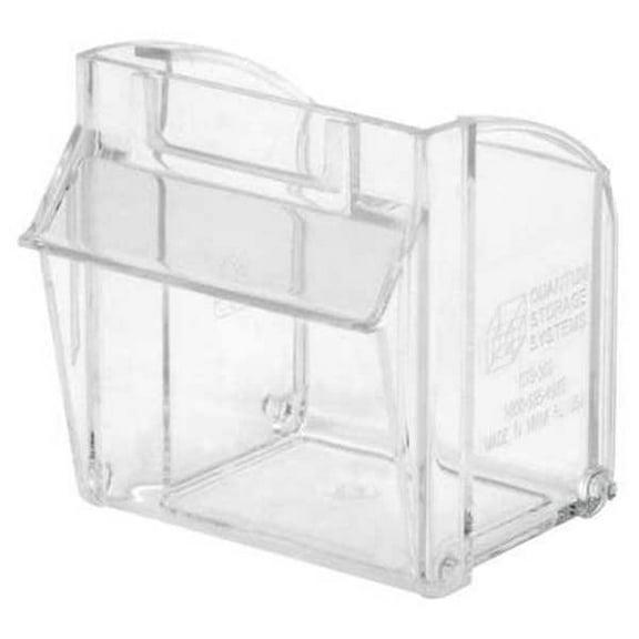 Quantum Storage Systems Repl. Bin Cup for Mfr. No. QTB309,Clear QTB309CUP