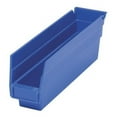 thumbnail image 1 of Quantum Economy Multi-purpose 4 " shelf bins with divider tabs in Blue 11-5/8" x 2-3/4" x 4" Sold 36 per Zack pack carton, 1 of 2