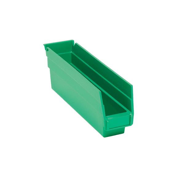 Quantum Storage Systems QSB100GN Economy Part Organizer Green Bins 12" L x 3" W x 4" H 36 Pack