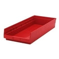 thumbnail image 1 of Quantum Storage QSB116RD Economy 4 in. Shelf Bin, Red - 23.62 x 11.12 x 4 in., 1 of 5