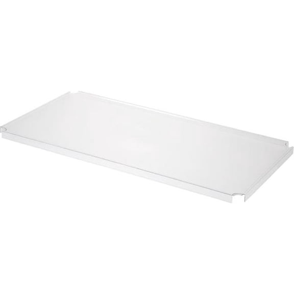 Quantum Storage Systems Shelf Cover, solid, 48"W x 18"D, whitstands -20 to 170F, crystal clear, Made in USA, NSF approved