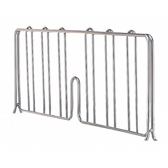Quantum Storage Systems Shelf Divider,1/32x8x18in,StnlStl,PK2 DIV18S-2