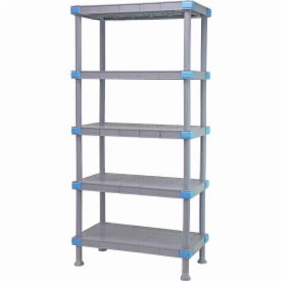 Quantum Storage Systems B3121951 24 x 24 x 50 in. 5 Solid Shelves Shelving Unit, Gray
