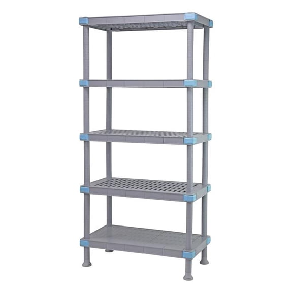 Quantum Storage Systems QP244850VS-4 Millenia Shelving Unit - 48 x 24 x 50 in.