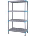 thumbnail image 1 of Quantum Storage Systems B3121582 Shelving Unit - 60 x 18 x 62 in. 4 Open Grid Shelves Dunnage Stand, 1 of 1
