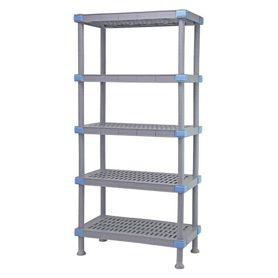 Quantum Storage Systems QP244886VS-5 Millenia Shelving Unit - 48 x 24 x 86 in.