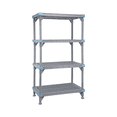 thumbnail image 1 of Quantum Storage Systems QP243074VS-4 Millenia Adjustable Vented Plastic 4 Shelves 74" H x 30" W x 24" D, 1 of 1