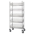 thumbnail image 1 of Quantum Storage WRC74-BSK2436C-5 5 Post Basket Units - Chrome, 24 x 36 in., 1 of 1