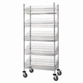 thumbnail image 1 of Quantum Storage Systems QTM WRC74-BSK1836C-5 18 x 36 in. Mobile 5 Post Basket Units - Chrome, 1 of 1