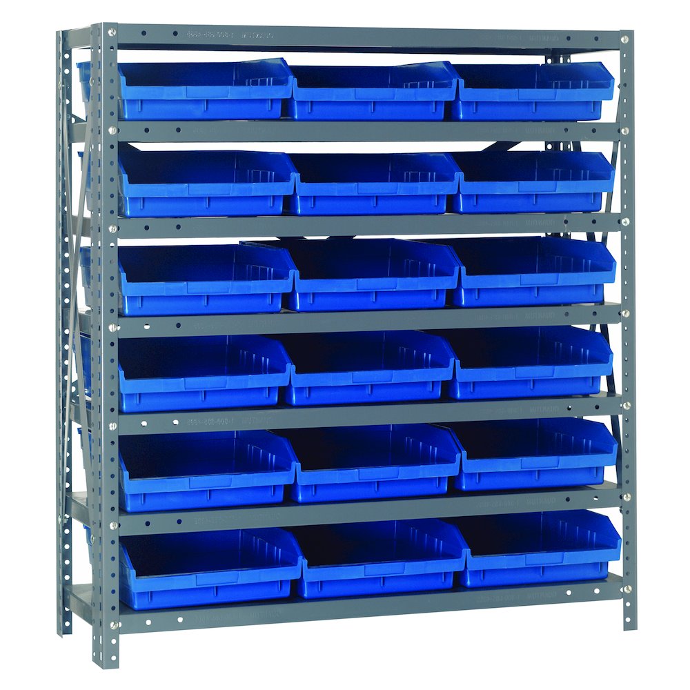 Quantum Storage Systems 1839-110BL Solid Heavy Duty 7 Shelves 39