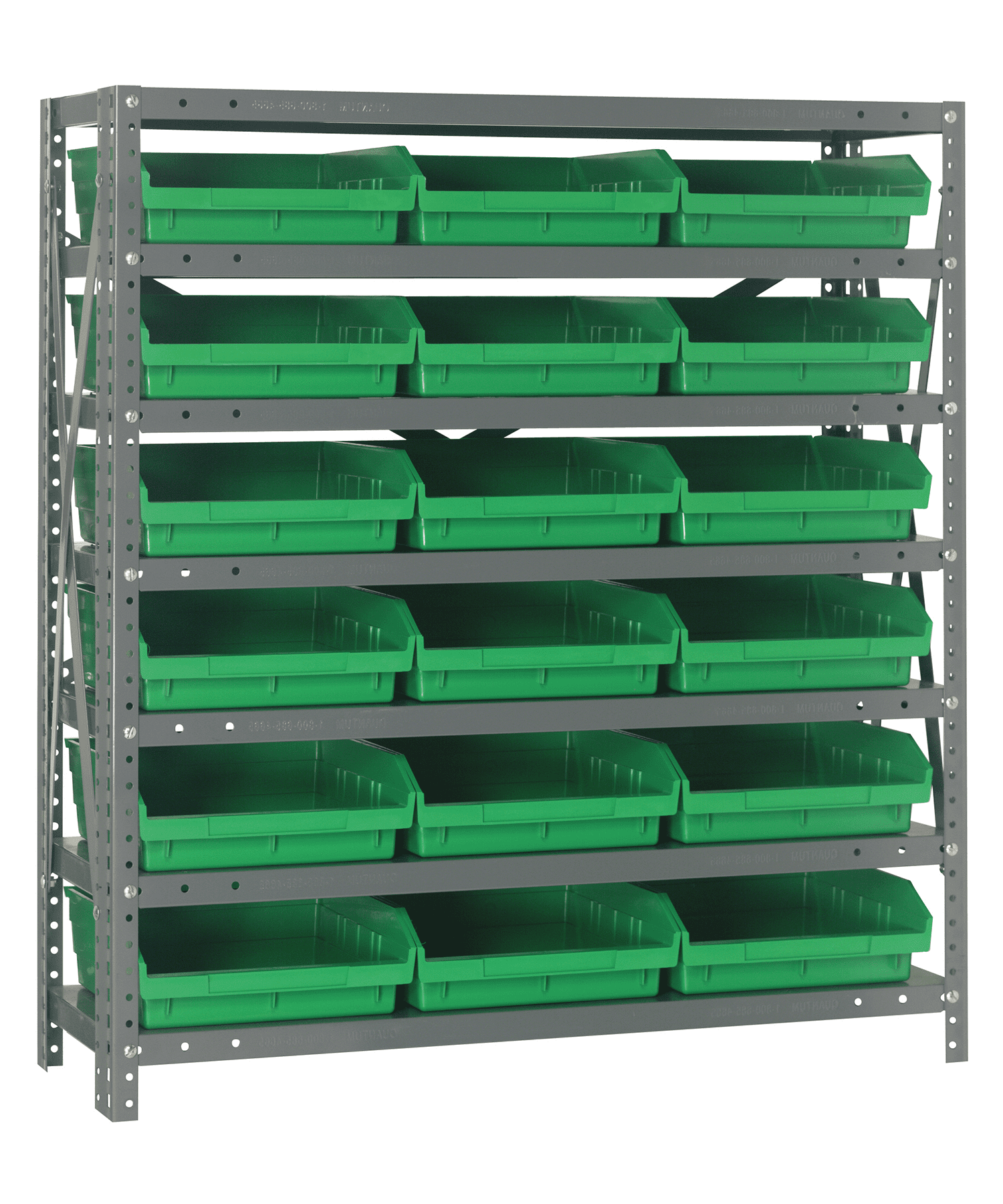 Quantum Storage Systems 1839-110GN Solid Heavy Duty 7 Shelves 39" H x