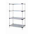 thumbnail image 1 of Quantum Storage Systems Solid Shelving 4-Shelf Starter Unit - 24" X 60" X 74" - Galvanized Steel, 1 of 2