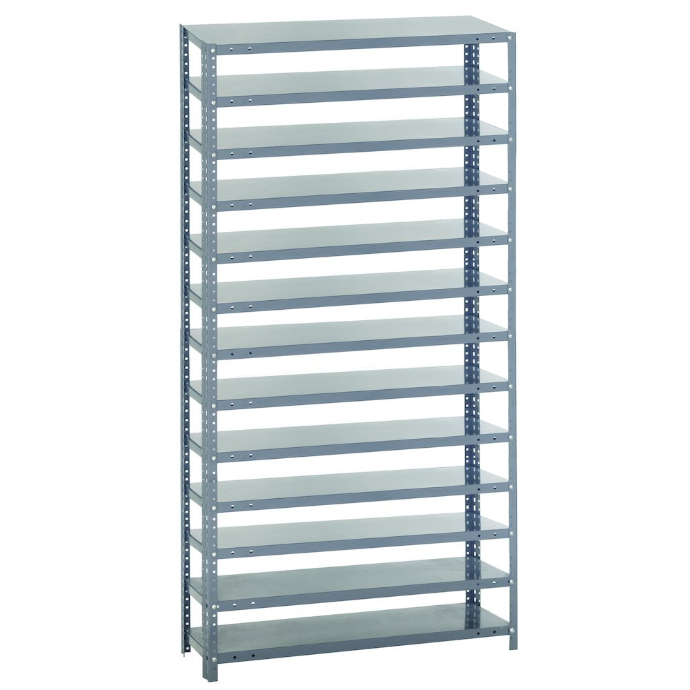 Quantum Storage Systems Shelving Unit, Solid in Carbon Steel Material ...