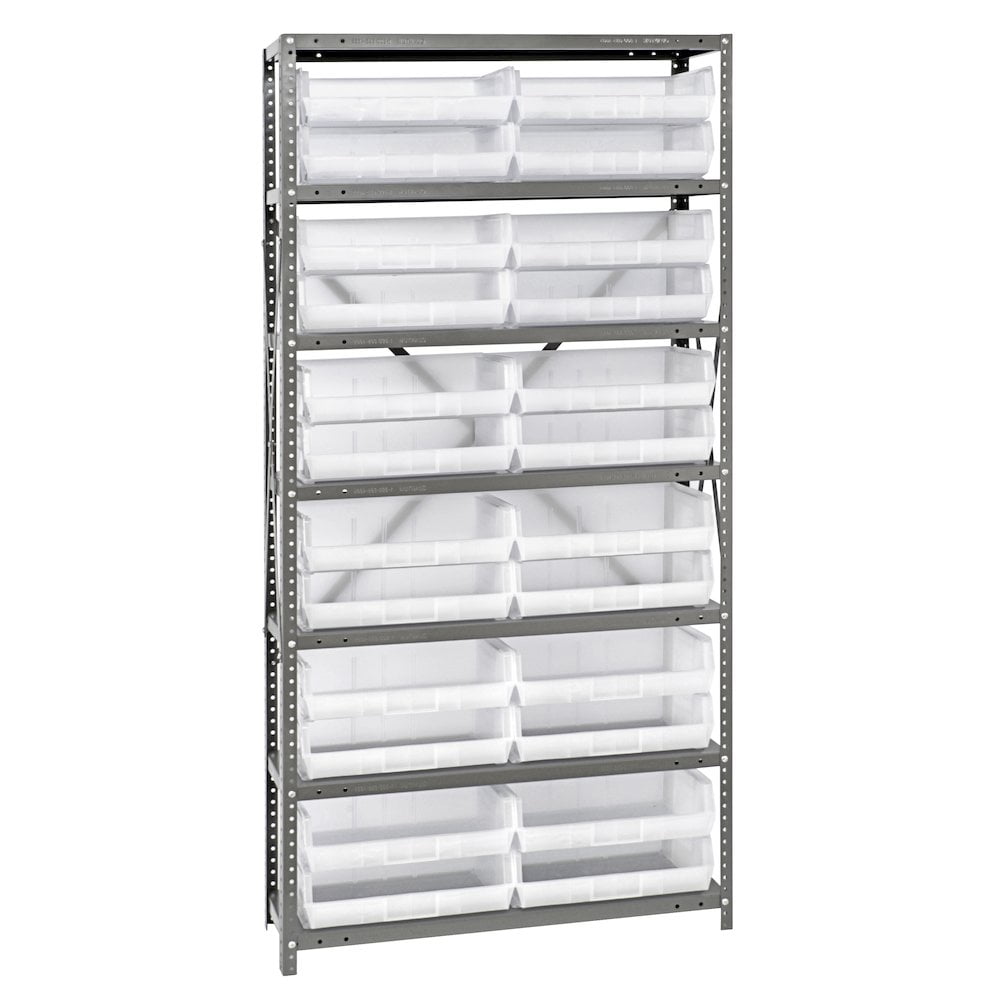 Quantum Storage Systems Shelving Unit, Solid in Carbon Steel Material ...