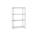 thumbnail image 1 of QUANTUM H/D 74"H 4-Shelf Wire Shelving Kit, 800lb, WR74, NSF, CHROME, 1yr, 1 of 1