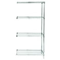 thumbnail image 1 of Quantum Storage AD74-1830C Chrome Wire Shelving Add-On Kit - 18 x 30 x 74 in., 1 of 1