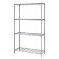 thumbnail image 1 of Quantum Storage 4-Shelf Adjustable Wire Shelving Unit, 300 lb. Load Capacity per Shelf, 72" H x 42" W x 18" D, Chrome Finish, 1 of 2