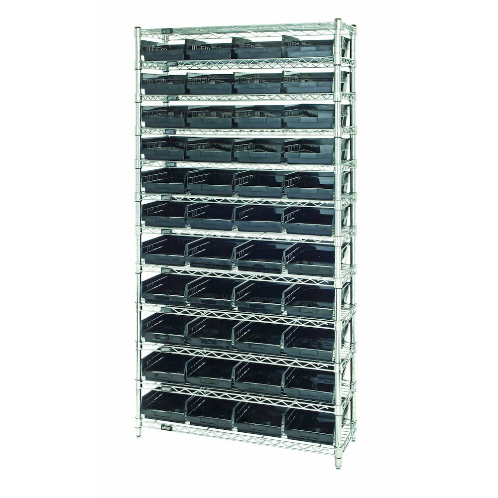 Quatum Storage Racking Quantum Storage Systems Shelving Unit, Wire in Carbon Steel Material ...
