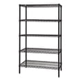 thumbnail image 1 of Quantum Storage WR86-3672BK-5 Wire 5 Shelf Starter Kit, Black - 36 x 72 x 86 in., 1 of 1