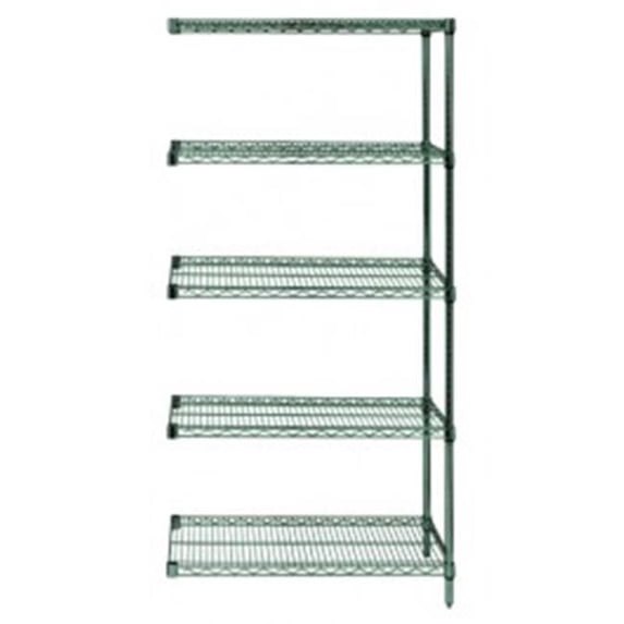 Quantum Storage AD63-3636P-5 Proform Wire 5 Shelf Add-On Kit - 36 x 36 x 63 in.