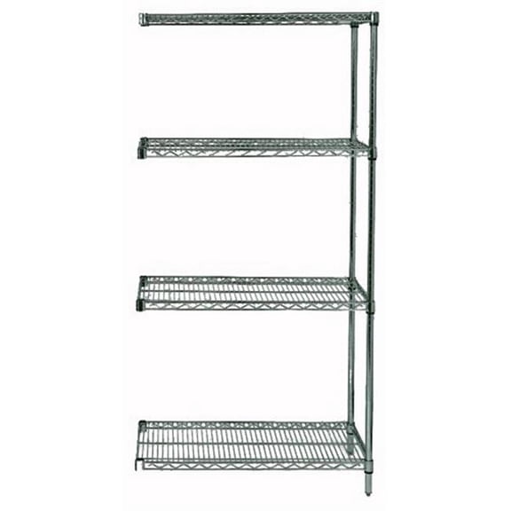 Quantum Storage AD86-1472P Wire Shelving Add-on Kit, 14 x 72 x 86 in. - Proform, 4-Shelf