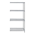 thumbnail image 1 of Quantum Storage Systems AD54-3072GY Wire Shelving 4 Shelf Add-On Units, 30" x 72" x 54", Gray Epoxy, 1 of 1