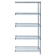 thumbnail image 1 of Quantum Storage Systems Shelving Unit, Wire in Carbon Steel Material, Epoxy coated, Gray Color, 1 of 1