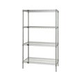 thumbnail image 1 of Quantum Storage Systems Wire Shelving 4 - Shelf Starter Unit - 21" x 72" x 86" - 304 Stainless Steel, 1 of 1