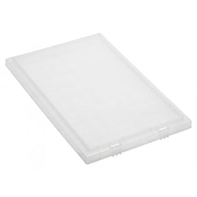 Quantum Storage Systems Stack & Nest Tote Box Lid for SNT180 and SNT185 - Clear, 6 Pack
