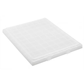 Quantum Storage Systems Stack & Nest Tote Box Lid for SNT190 and SNT195 - Clear, 6 Pack