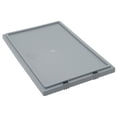 thumbnail image 1 of Quantum Storage Systems Stack & Nest Tote Box Lid for SNT240 - Gray, 3 Pack, 1 of 2